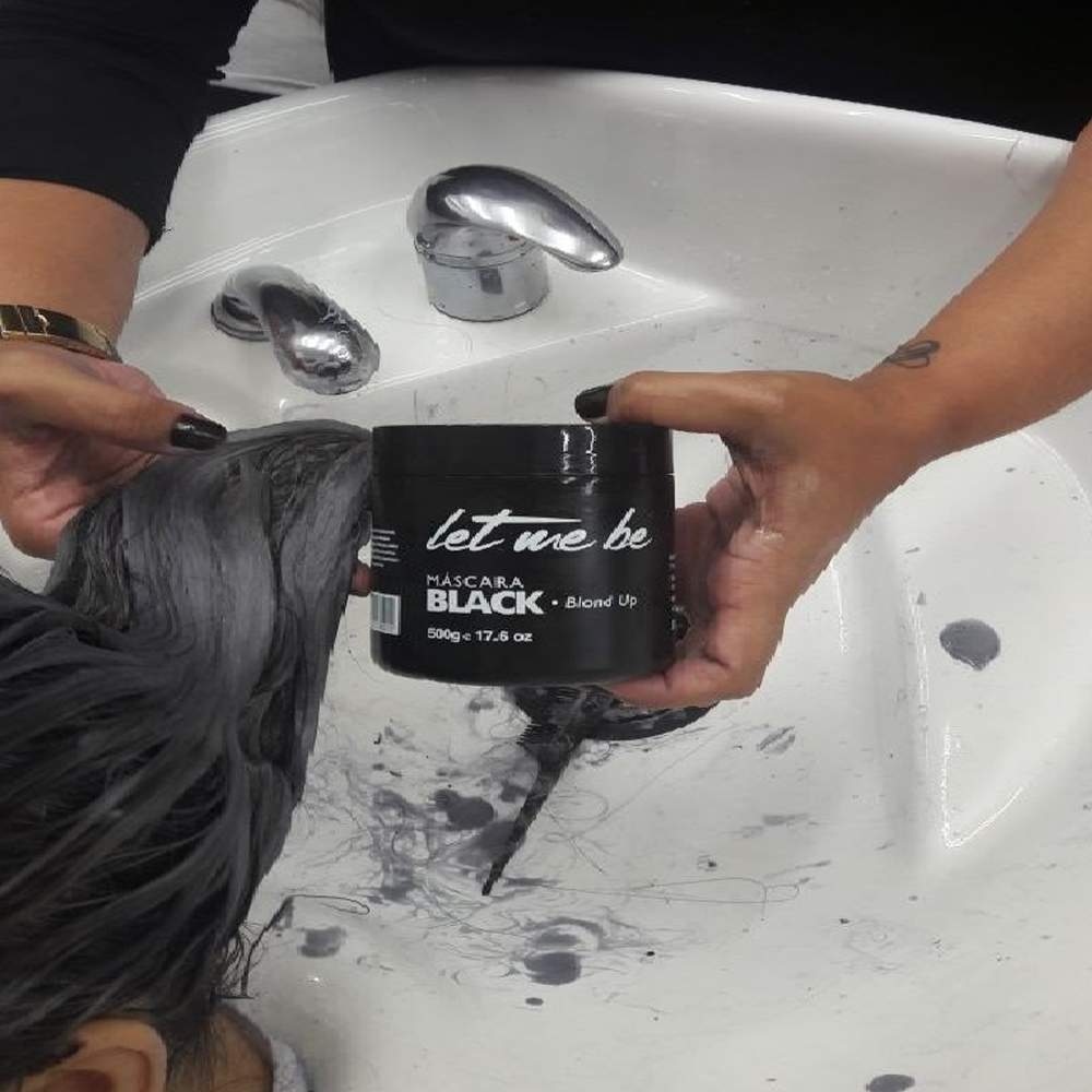 Encontraproduto.com.br - Let Me Be - Máscara Matizadora Black Platinado Acizentado 500g