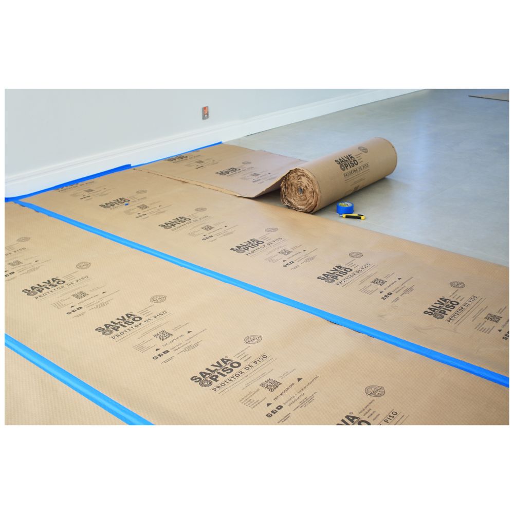 Encontraproduto.com.br - Bobina Salva Piso Com Fita 25 Mt Salvabras