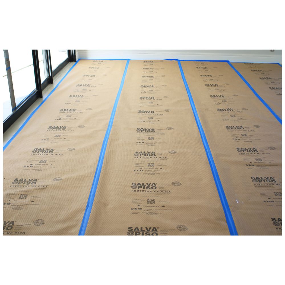 Encontraproduto.com.br - Bobina Salva Piso Com Fita 25 Mt Salvabras