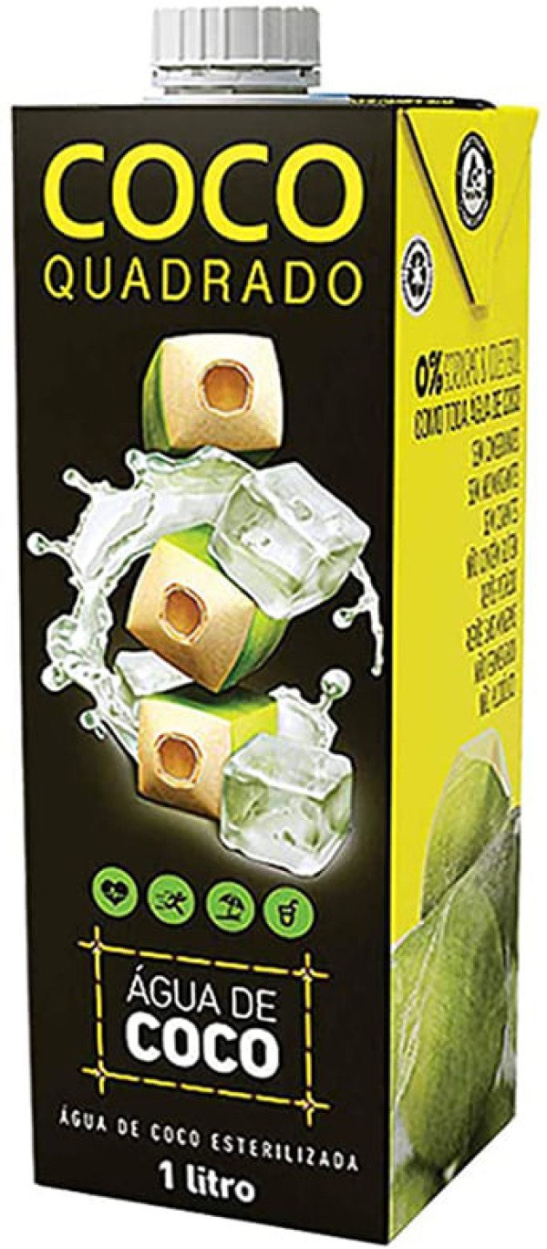 Encontraproduto.com.br - Água de Coco Coco Quadrado Com 1L