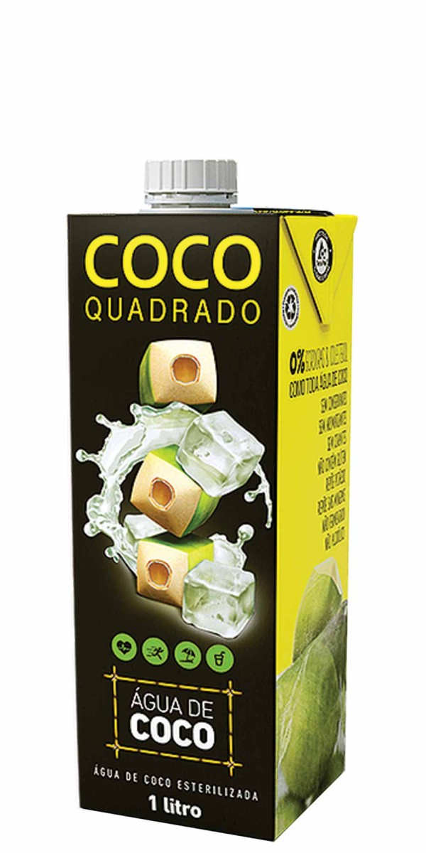 Encontraproduto.com.br - Água de Coco Coco Quadrado Com 1L