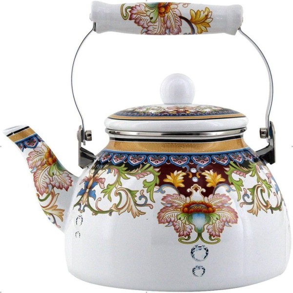 Encontraproduto.com.br - Chaleira Esmaltada Premium A5 Charm Indiana 2,5 Litros