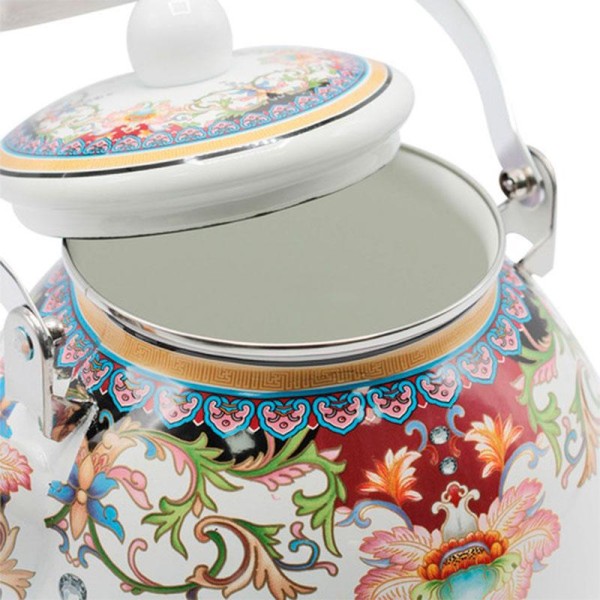 Encontraproduto.com.br - Chaleira Esmaltada Premium A5 Charm Indiana 2,5 Litros