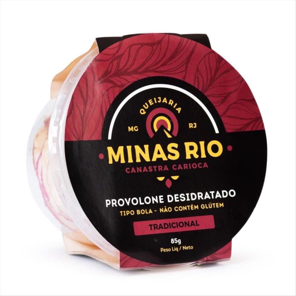 Encontraproduto.com.br - Queijo Provolone Tipo Bola Desidratado Minas Rio Tradicional 85g