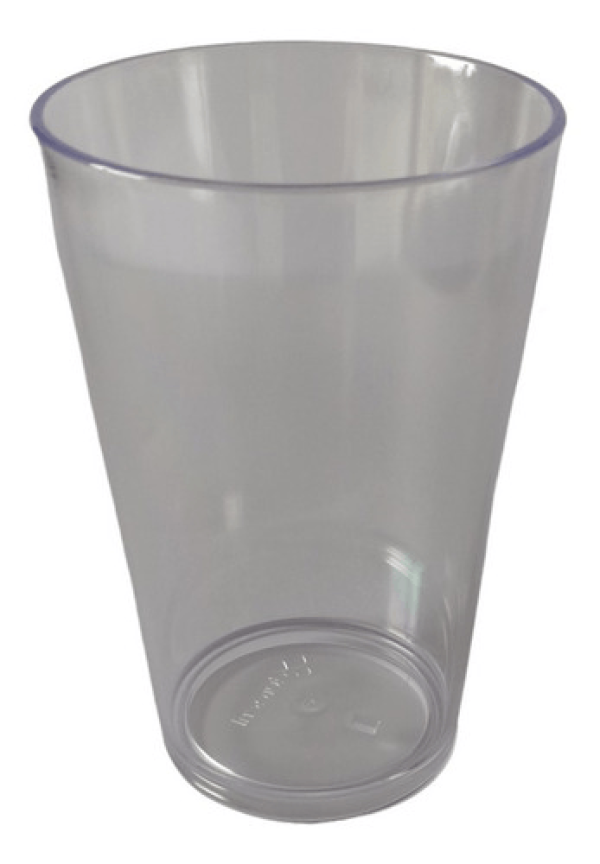 Encontraproduto.com.br - Taça Duracril Acrílica Para Gin Bicolor Vermelha 580ml