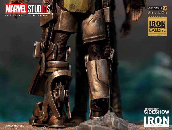 Encontraproduto.com.br - Iron Studios Tony Stark & Mark I Art Scale 1/10 Deluxe