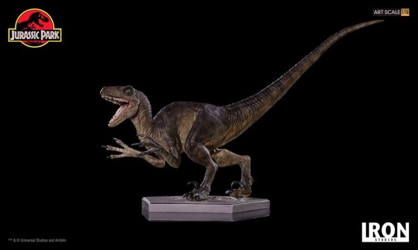 Encontraproduto.com.br - Jurassic Park - Velociraptor Attacking - Art Scale 1/10