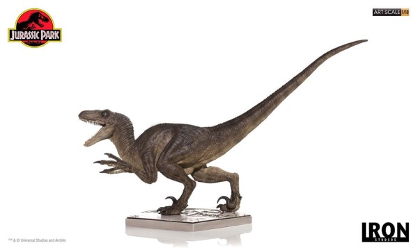 Encontraproduto.com.br - Jurassic Park - Velociraptor Attacking - Art Scale 1/10