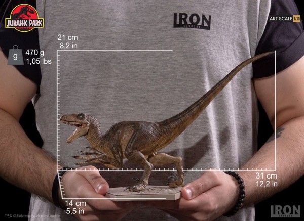 Encontraproduto.com.br - Jurassic Park - Velociraptor Attacking - Art Scale 1/10