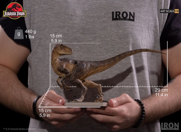 Encontraproduto.com.br - Jurassic Park - Velociraptor  - Art Scale 1/10