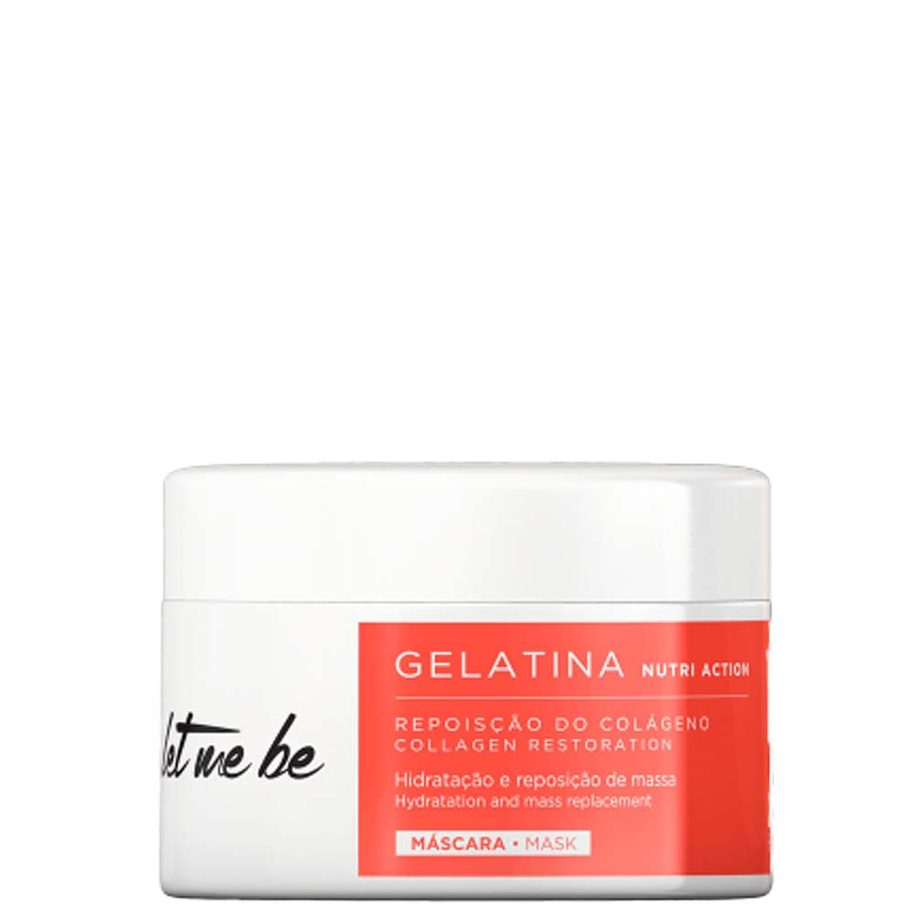 Gelatina Capilar Hidratante Repositor de Colágeno Let Me Be 250g
