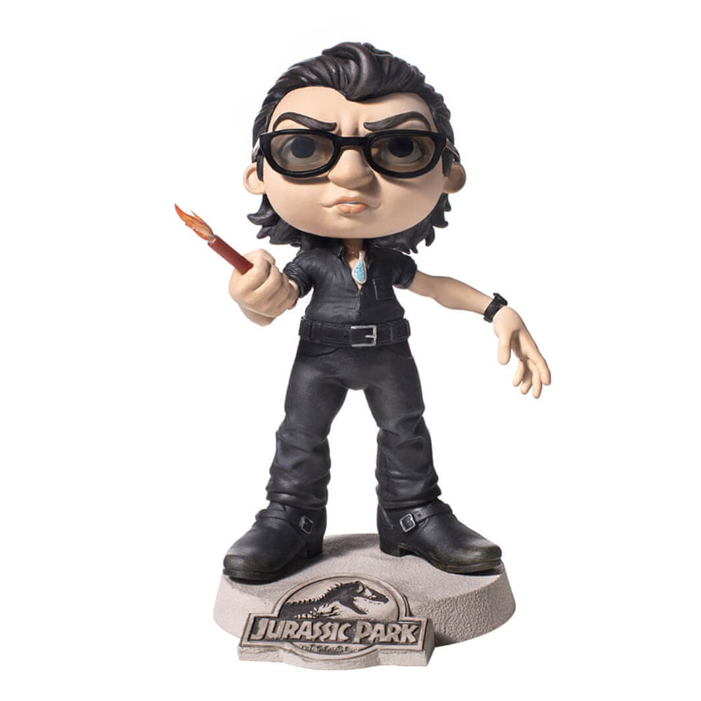Mini Figura Colecionável - 13 Cm - Jurassic Park - Ian Malcoln - MiniCo