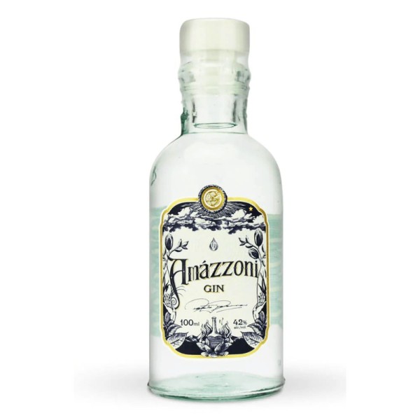 Encontraproduto.com.br - Gin Amazzoni Miniatura 100 Ml
