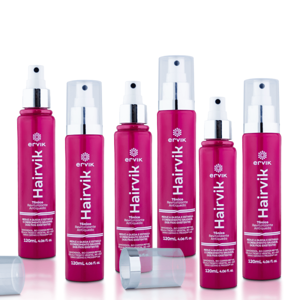 Encontraproduto.com.br - Kit Com 6 Tônicos Hairvik Sweet