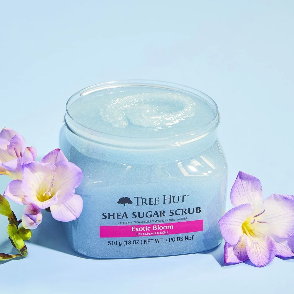Encontraproduto.com.br - Tree Hut Shea Sugar Scrub Exotic Bloom - Esfoliante 510g