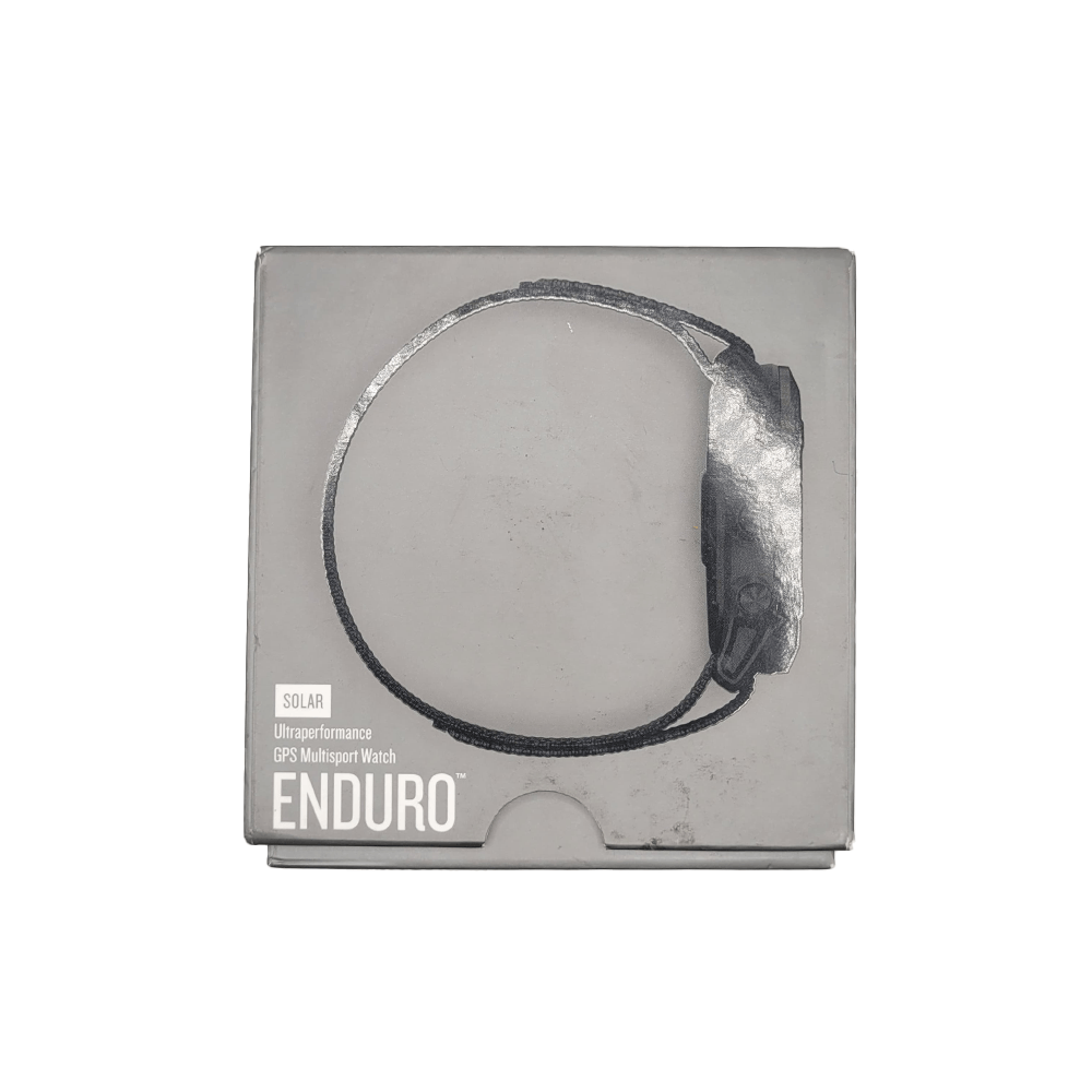Encontraproduto.com.br - Mostruário Outlet Monitor Cardíaco de Pulso com GPS Garmin Enduro Preto c/ pulseira Preta Loop