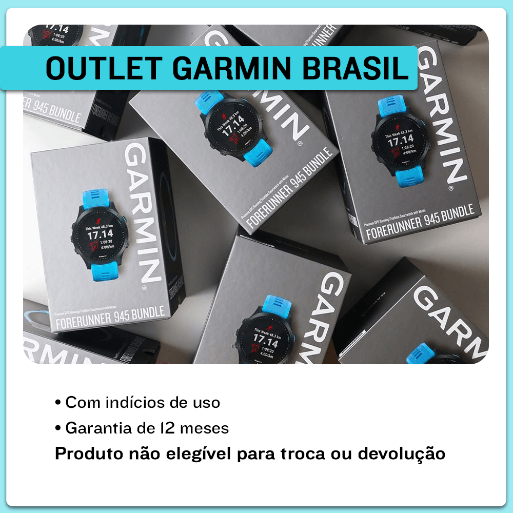 Encontraproduto.com.br - Outlet Monitor Cardíaco de Pulso com GPS Garmin epix Gen 2  Cinza c/ pulseira de silicone Cinza