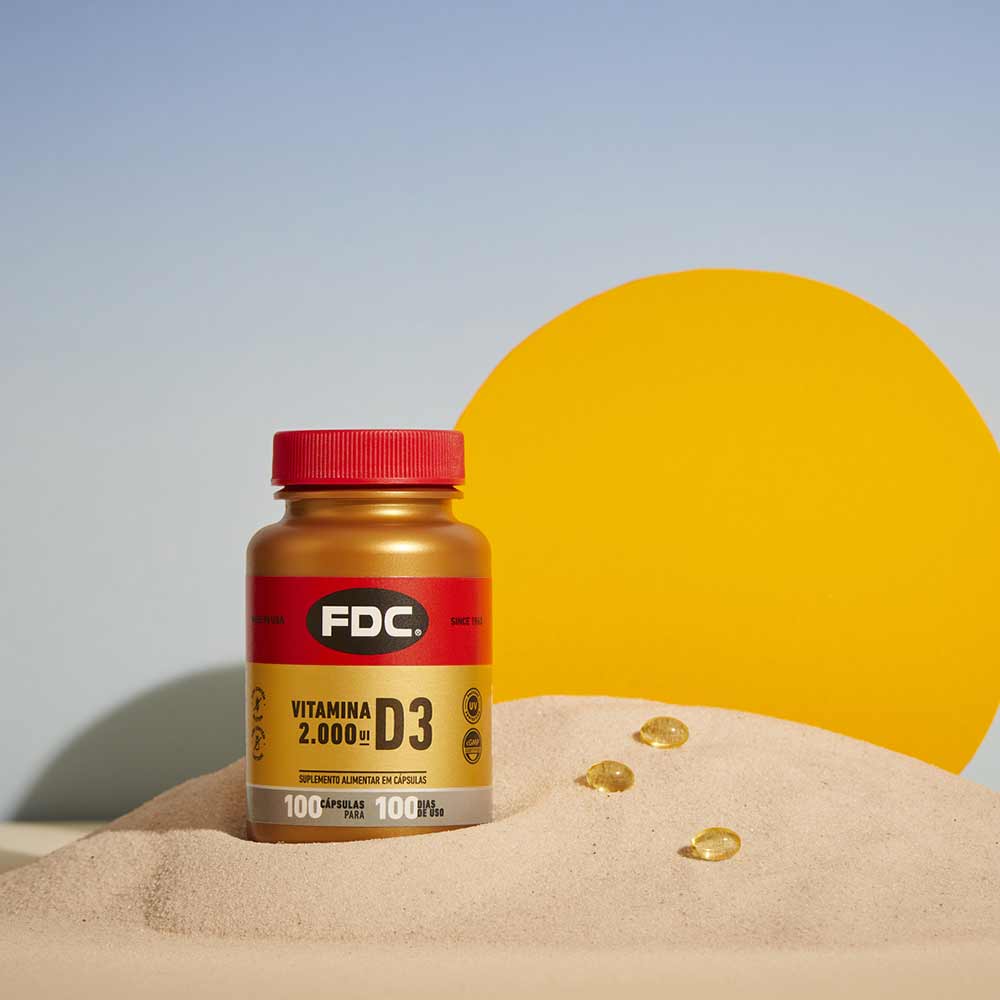 Encontraproduto.com.br - Vitamina D3 2000UI FDC Divina 100 Comprimidos