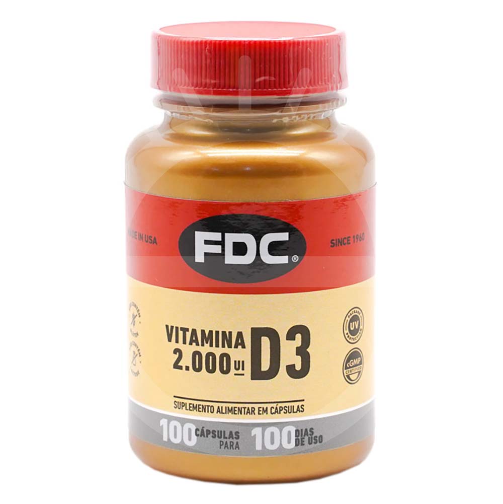 Encontraproduto.com.br - Vitamina D3 2000UI FDC Divina 100 Comprimidos