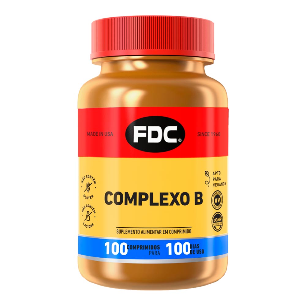 Encontraproduto.com.br - Fdc Complexo B 100 Comprimidos