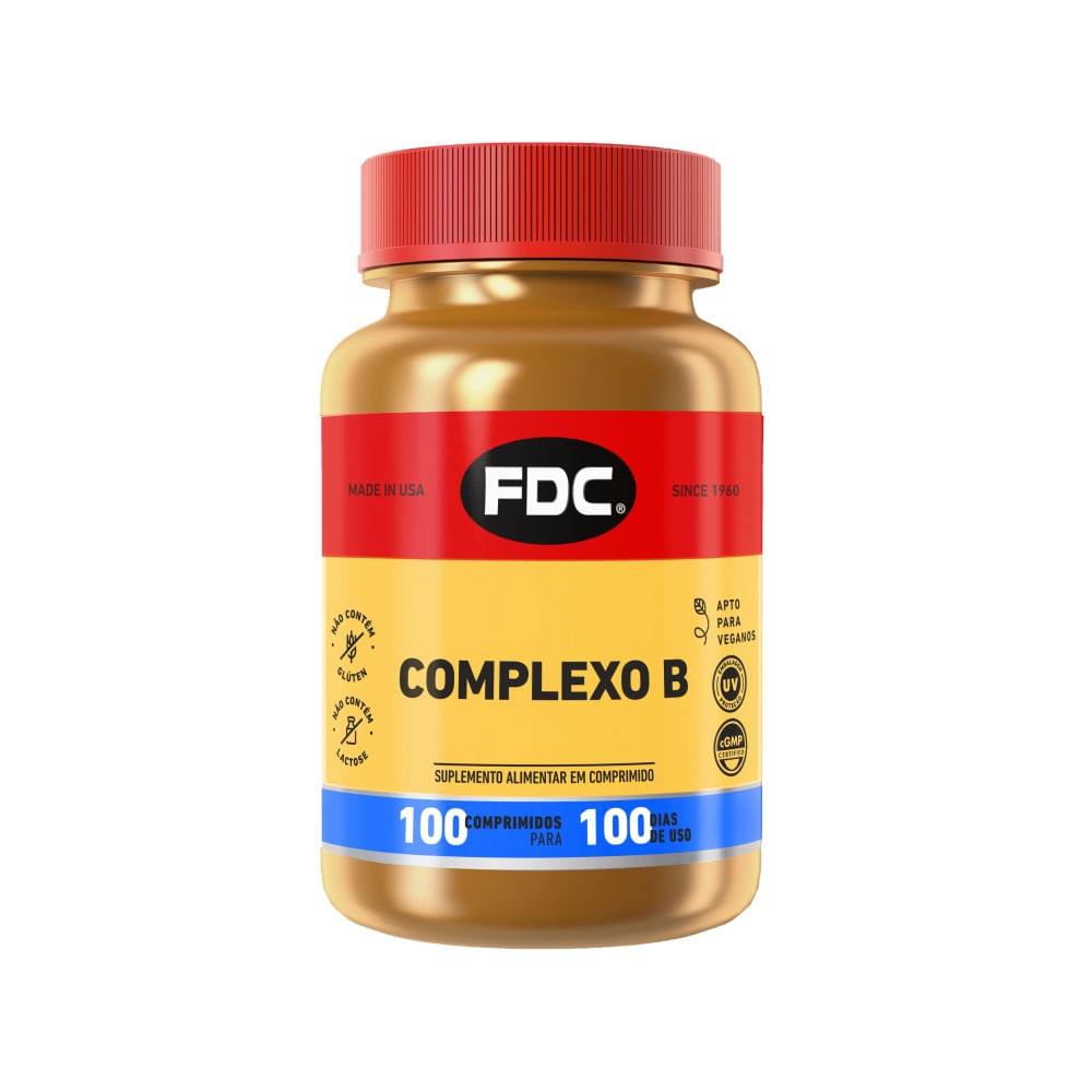 Encontraproduto.com.br - Fdc Complexo B 100 Comprimidos