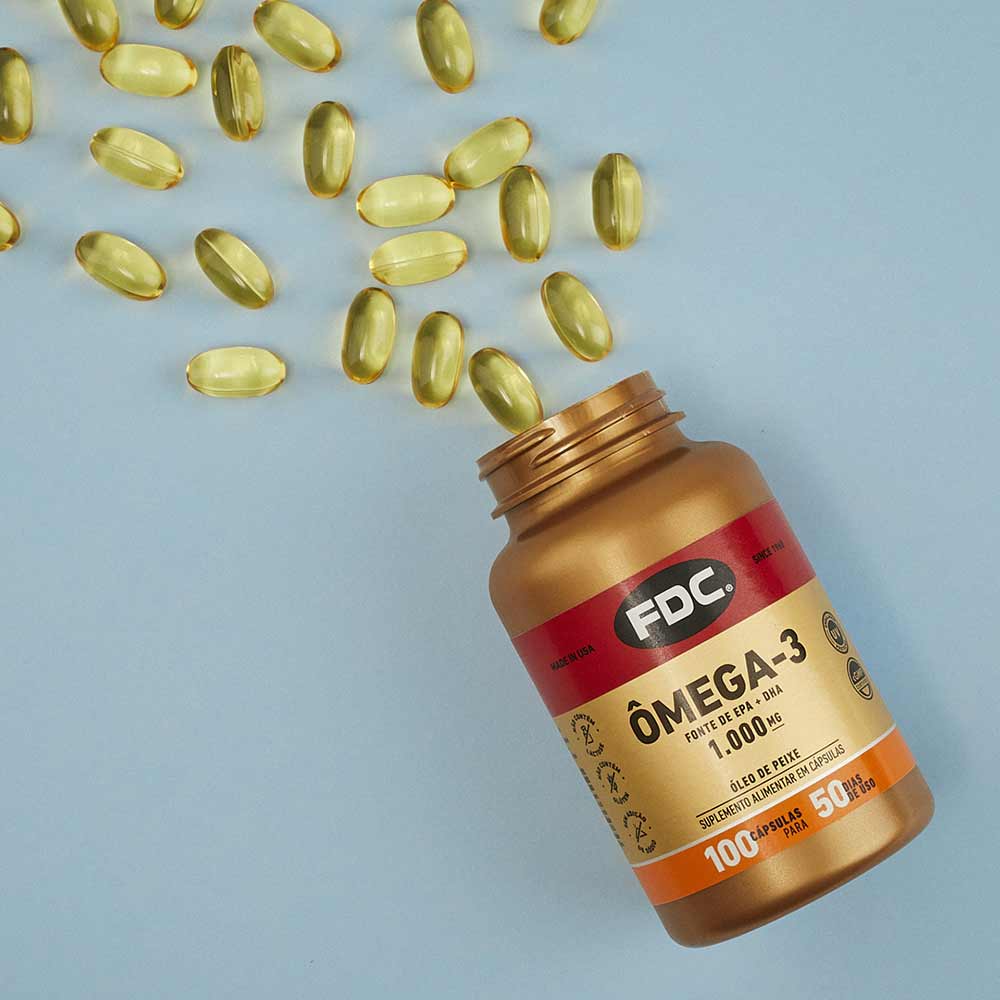 Encontraproduto.com.br - Ômega-3 1000mg FDC Com 100 Cápsulas