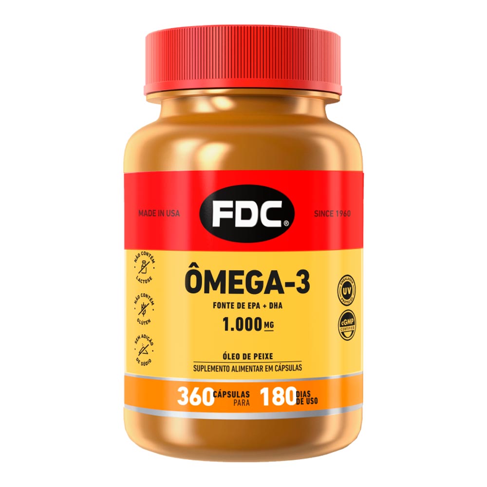 Encontraproduto.com.br - Ômega 3 Epa 1000mg Com 360 Cápsulas Fdc