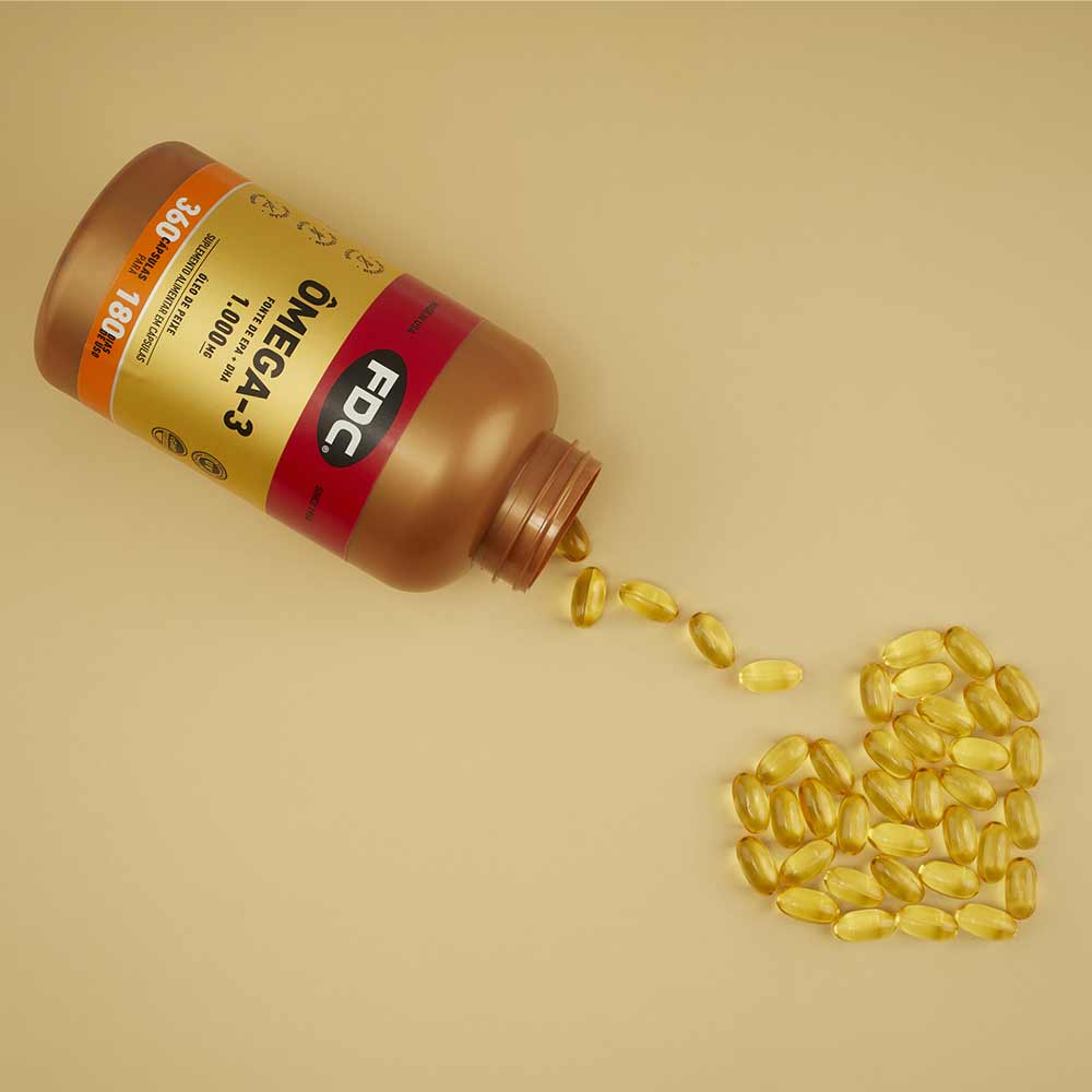 Encontraproduto.com.br - Ômega 3 Epa 1000mg Com 360 Cápsulas Fdc