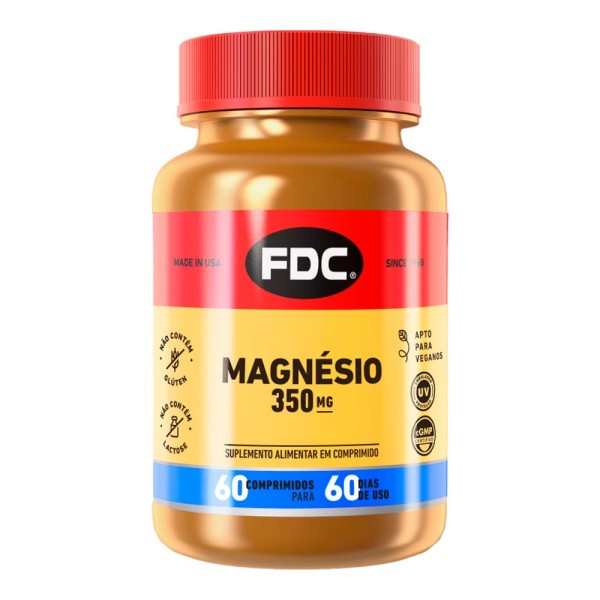 Encontraproduto.com.br - Magnésio 350Mg Fdc 60 Comprimidos