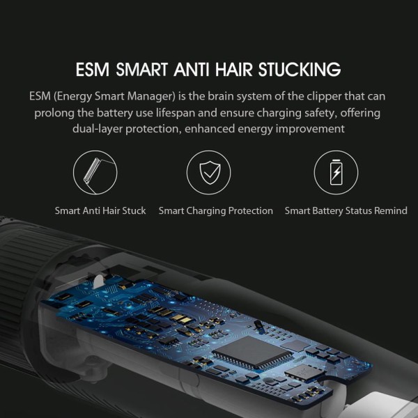 Encontraproduto.com.br - Máquina de Cortar Cabelo Enchen Sharp3S com Carregamento Rápido USB