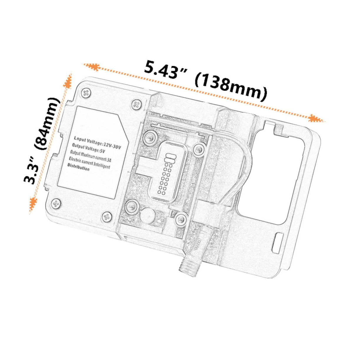 Encontraproduto.com.br - Acessórios de Suporte de Navegação para Celular com Carregador USB para BMW R1200GS LC & Adventure S1000XR