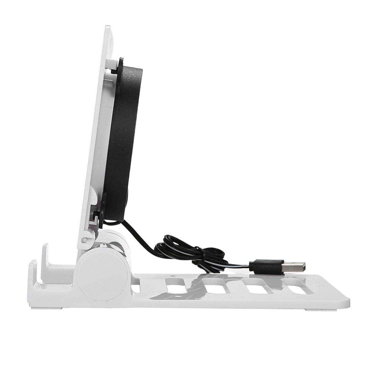 Encontraproduto.com.br - Suporte de Resfriamento para Celular e Tablet Dobrável com Ventilador