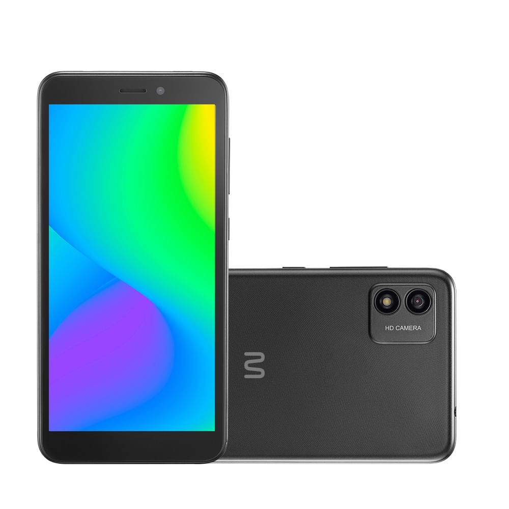 Encontraproduto.com.br - Smartphone Multi F 2 64GB (32+32) 3G Wi-Fi Tela 5.5 Pol. Dual-Chip 1GB Ram Android 11 (Go edition) Preto - P9220OUT [Reembalado]