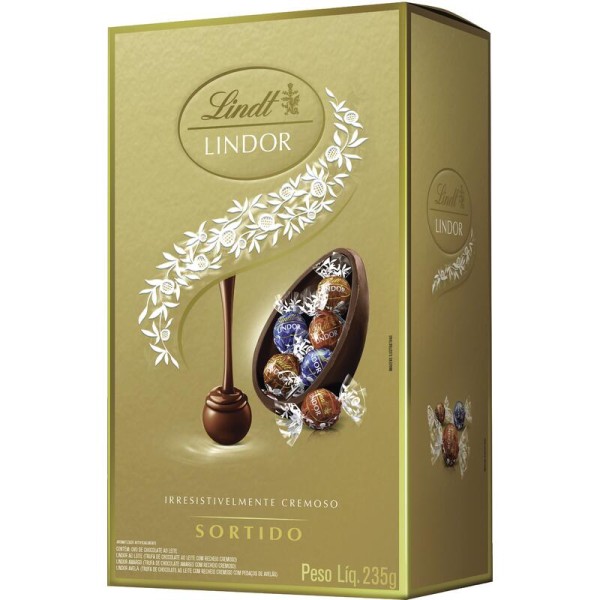Encontraproduto.com.br - Ovo de Páscoa Lindt Sortido Caixeta com 235g