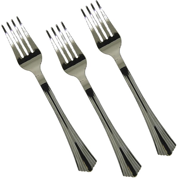 Mini Garfo 30 un - SilverPlastic