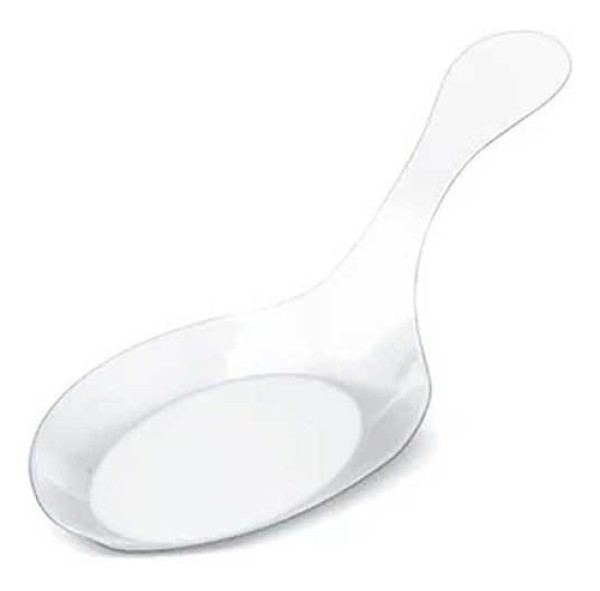 Encontraproduto.com.br - Colher Indiana Descartável Silver Plastic Transparente C/24