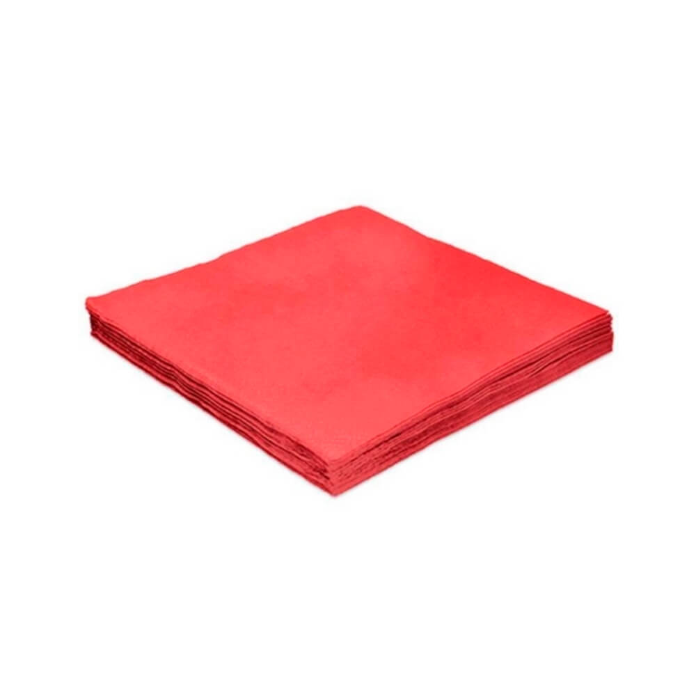 Encontraproduto.com.br - Guardanapo de Papel 24x24cm/ Vermelho - SilverFestas