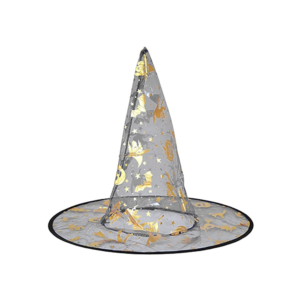 Encontraproduto.com.br - Chapéu de Bruxa Silver 38x36cm - Item Sortido