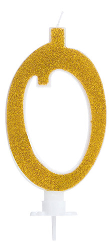 Encontraproduto.com.br - Vela Grande Glitter Número 8 Para Decorar E Iluminar Seu Bolo Com 10Cm Silver Festas