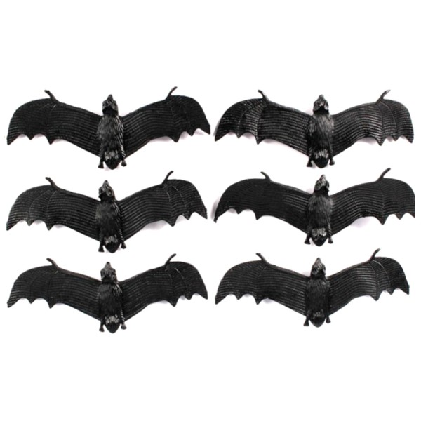 Halloween Enfeite Mini Morcego Ref.H082 c/6 - Silver Festas