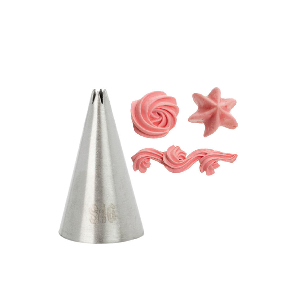 Encontraproduto.com.br - Bico De Confeitar N#16 SILVER CHEF