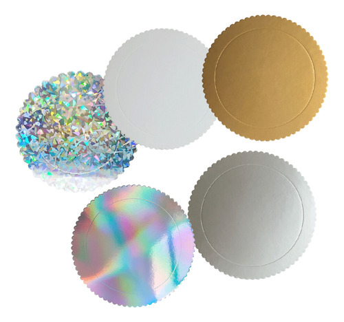 Encontraproduto.com.br - Cake board 32cm Redondo SilverChef
