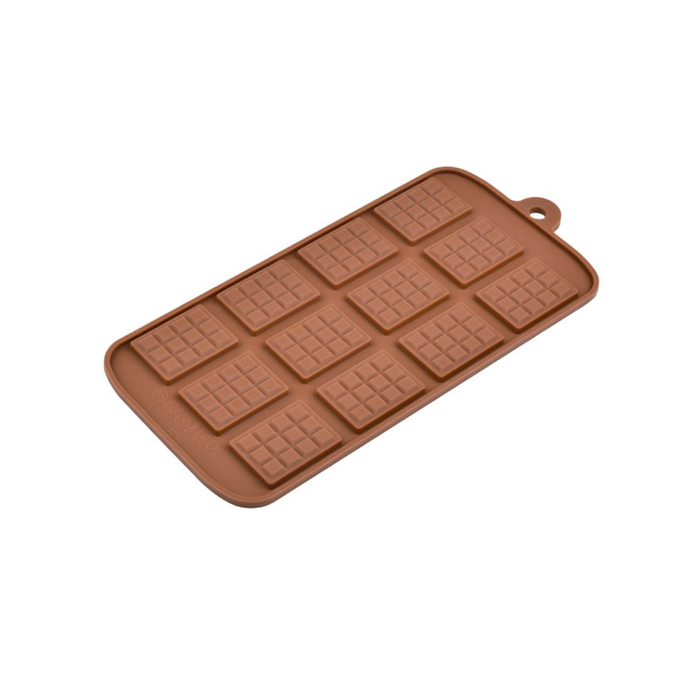Molde de Silicone Formato Mini barra de Chocolate SilverChef
