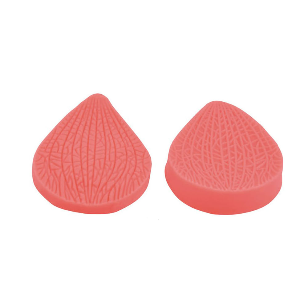 Molde de Silicone Confeitaria Formato Pétala de Rosa SilverChef