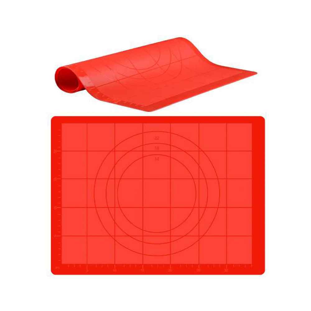 Encontraproduto.com.br - Tapete Silicone SilverChef Culinario Forno Antiaderente 38x27cm