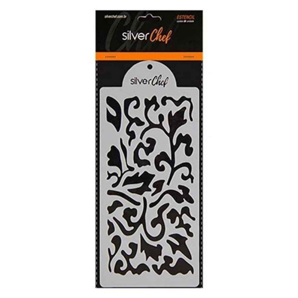 Encontraproduto.com.br - Estêncil Plástico Ft264- Silver Chef - Com 1 Unidade