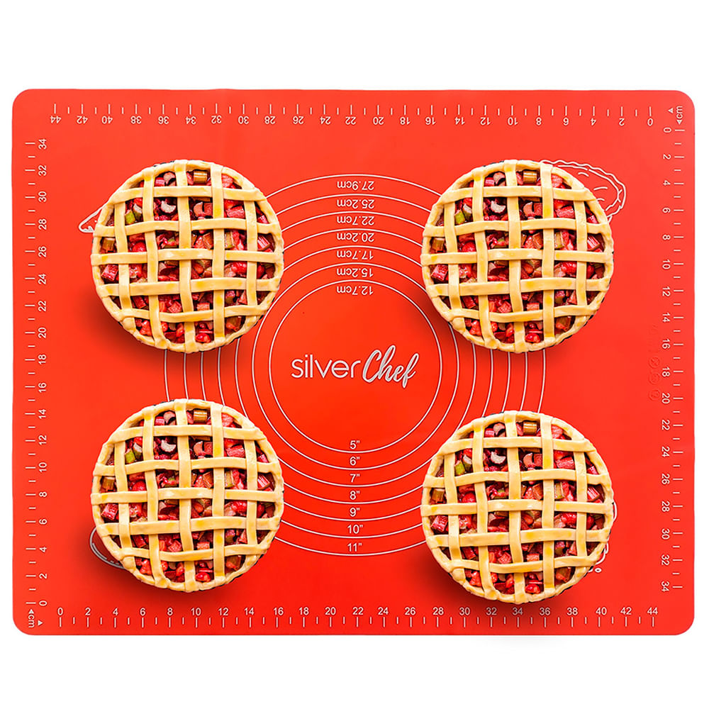 Encontraproduto.com.br - Tapete Silicone SilverChef Culinario Forno Antiaderente 40x50cm