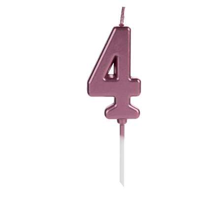 Encontraproduto.com.br - Vela Pick Número 4 SilverFestas