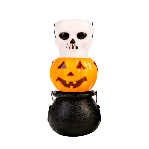 Trio Balde Halloween Com Alça Travessuras Ou Gostosuras