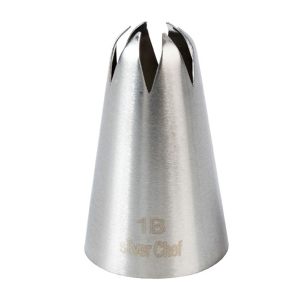 Encontraproduto.com.br - Bico Confeitaria Inox sem Emenda n° 1B - SilverChef